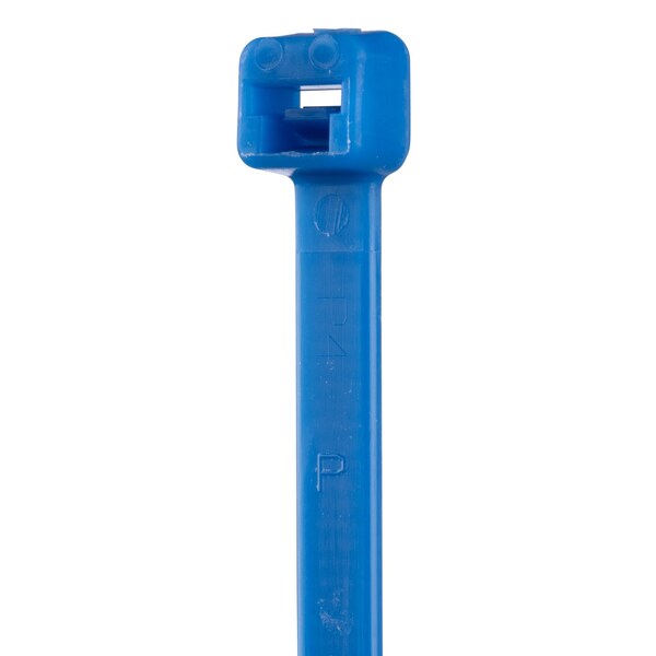 Cable Tie, 14-1/2 in L, 4 in Max Bundle Dia., Blue, Nylon 6/6, 40 lb Strength, 1000 PK